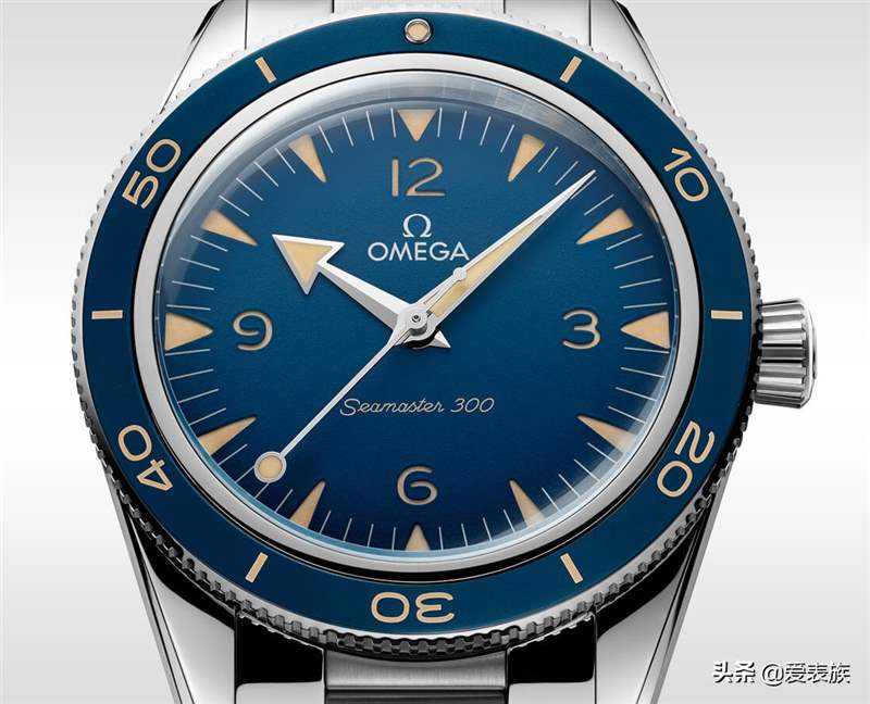 更加復(fù)古的新一代歐米茄海馬300藍面鋼款-復(fù)刻表