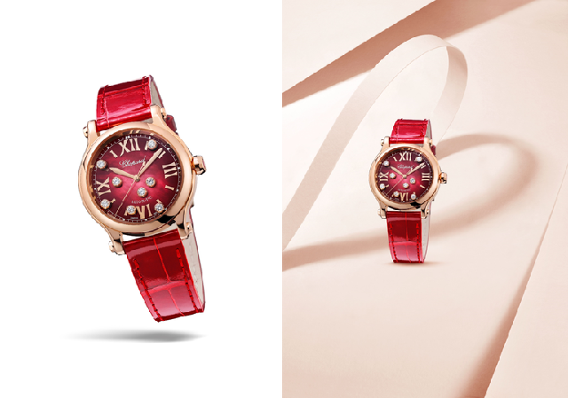 兩款熱門配色的蕭邦Happy Sport系列表款-復(fù)刻表