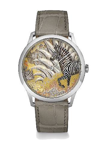 愛馬仕絲巾成為表盤亮點,把「愛馬仕藝術(shù)絲巾」圖騰收進表盤-復刻表