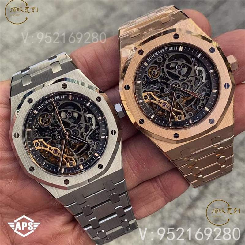 APS廠愛彼15407皇家橡樹鏤空機械復刻表做工如何,超越jf廠-復刻表