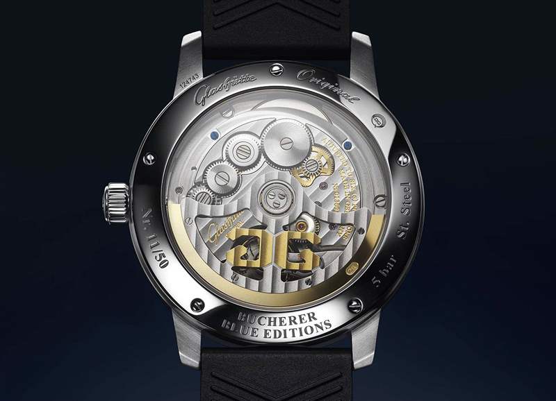 隆重推出：格拉蘇蒂原創(chuàng) Senator Excellence Perpetual Calendar Bucherer “藍(lán)色版本”腕表-復(fù)刻表