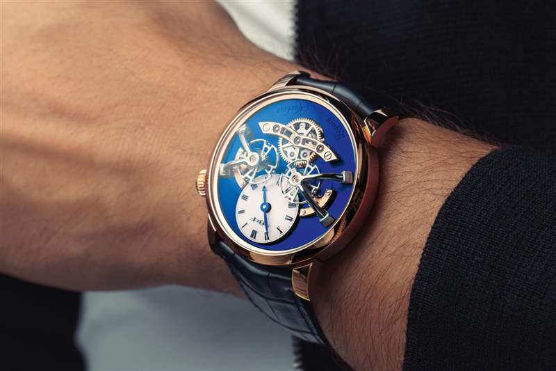 MB&F Legacy Machine No.2紅金藍(lán)腕表-復(fù)刻表