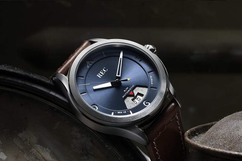 REC RJM 04 Bluebird噴火戰(zhàn)機(jī)藍(lán)盤手表-復(fù)刻表
