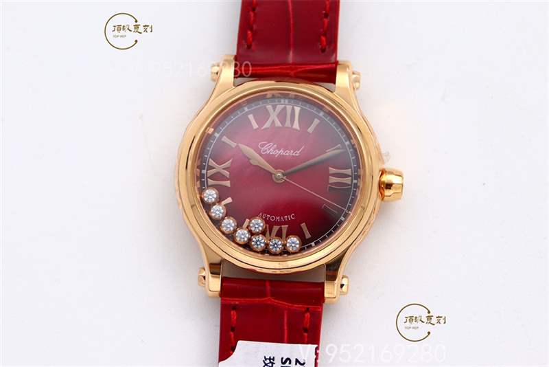 ZF廠蕭邦HAPPY SPORT快樂鉆石中國紅限量版新品發(fā)布-復(fù)刻表