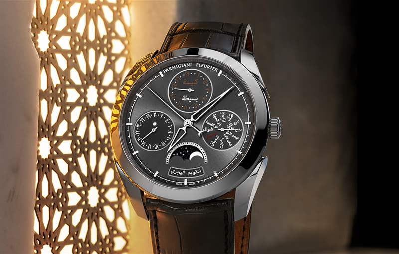帕瑪強(qiáng)尼Fleurier Hijri月相萬年歷腕表-復(fù)刻表