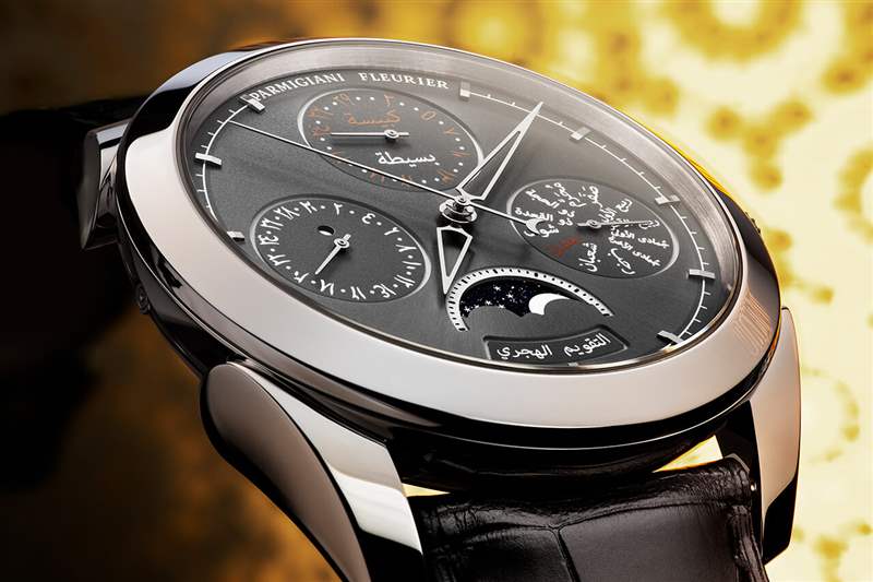 帕瑪強(qiáng)尼Fleurier Hijri月相萬年歷腕表-復(fù)刻表