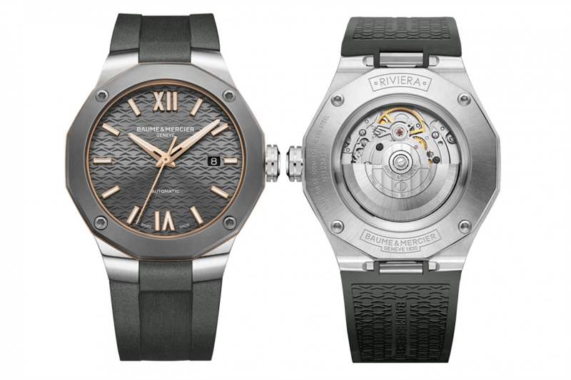 Baume & Mercier Riviera全新灰調(diào)帶來(lái)更優(yōu)雅的呈現(xiàn)-復(fù)刻表