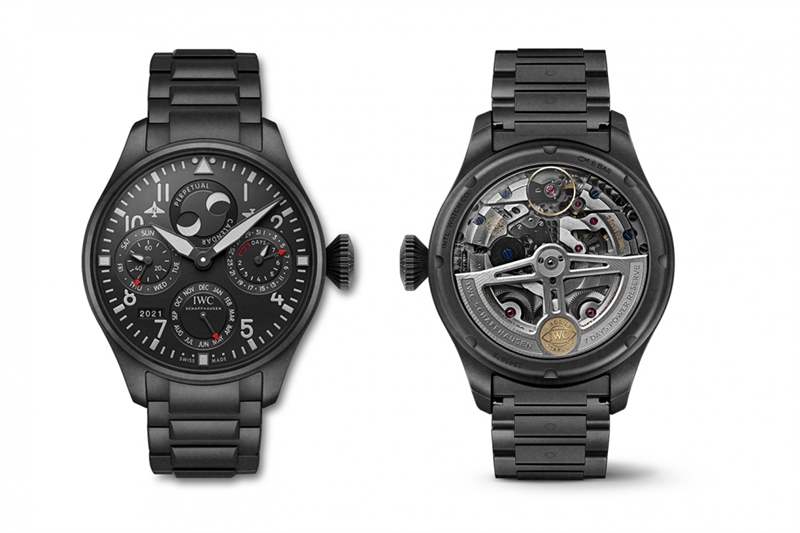 IWC萬國最新Pilot's Watch Timezoner TOP GUN Ceratanium-復(fù)刻表