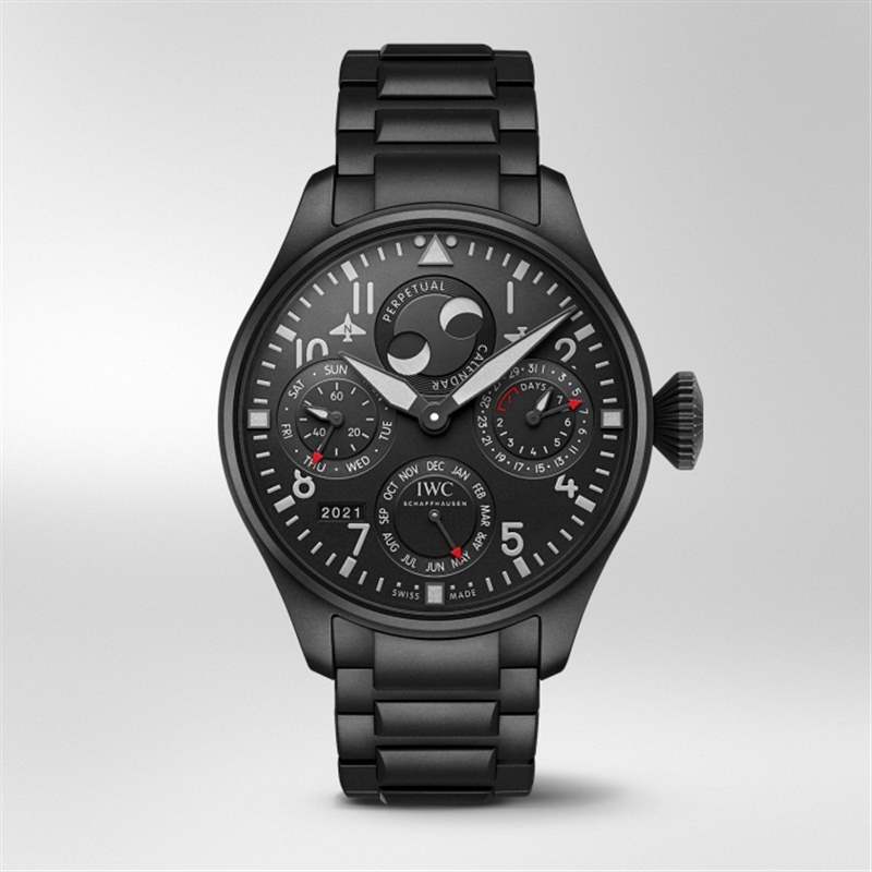 IWC萬國最新Pilot's Watch Timezoner TOP GUN Ceratanium-復(fù)刻表