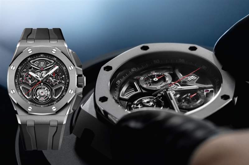 2021 AP愛(ài)彼最新Royal Oak Offshore Selfwinding Flying Tourbillon Flyback Chronograph-復(fù)刻表