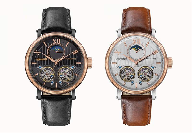 美國(guó)產(chǎn)小眾雙陀飛輪腕表:英格索好萊塢自動(dòng)手表-復(fù)刻表