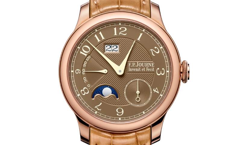 日期窗、月相窗再大一點(diǎn)，F(xiàn)P JOURNE Octa Automatique Lune Havana雪茄面月相表改版再現(xiàn)-復(fù)刻表