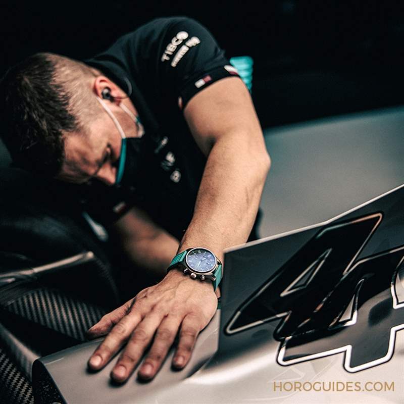 IWC萬國(guó)第一款F1車隊(duì)官方時(shí)計(jì),Mercedes-AMG馬石油綠色亮眼上手-復(fù)刻表