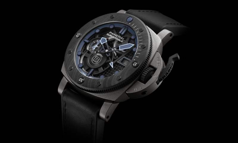 沛納海Panerai Submersible S BRABUS Blue Shadow Edition專業(yè)潛水腕表-復(fù)刻表