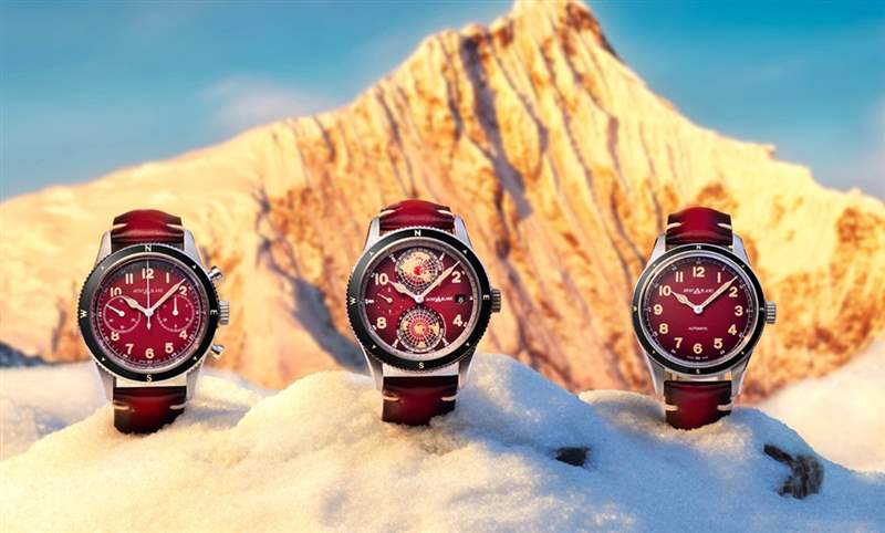 向雪山之神致敬|Montblanc 1858系列霜峰紅限量腕表-復(fù)刻表
