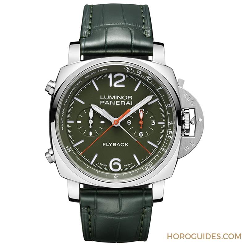 Panerai Luminor Chrono Flyback飛返計時新作二連發(fā)，陶瓷殼、軍綠面各展特色-復刻表