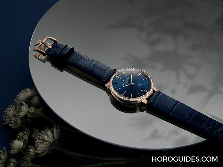 優(yōu)雅，不言而喻｜江詩丹頓Patrimony自動上鏈腕表午夜藍面款-復(fù)刻表