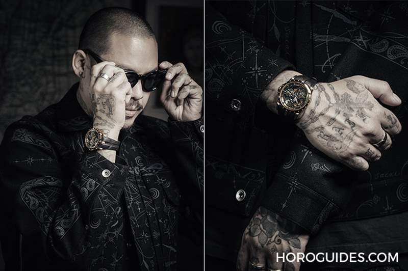 有請(qǐng)紋身大師！Roger Dubuis Excalibur Monotourbillon王者系列單陀飛輪腕表Dr. Woo特別版-復(fù)刻表