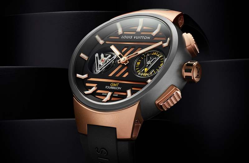 Louis Vuitton Tambour Curve GMT Flying Tourbillon|注入現(xiàn)代風格的對稱美學-復刻表