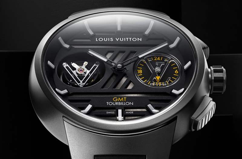 Louis Vuitton Tambour Curve GMT Flying Tourbillon|注入現(xiàn)代風格的對稱美學-復刻表