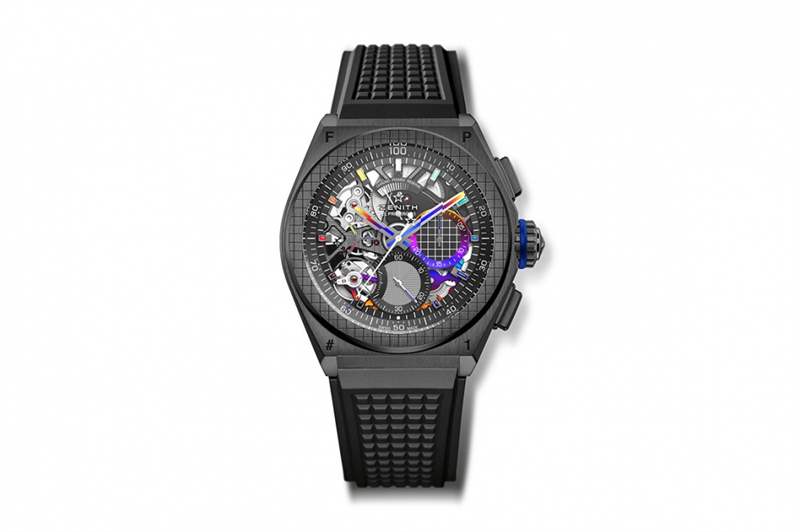 當(dāng)藝術(shù)呈現(xiàn)于表盤(pán)上|真力時(shí)Zenith DEFY 21 Felipe Pantone-復(fù)刻表