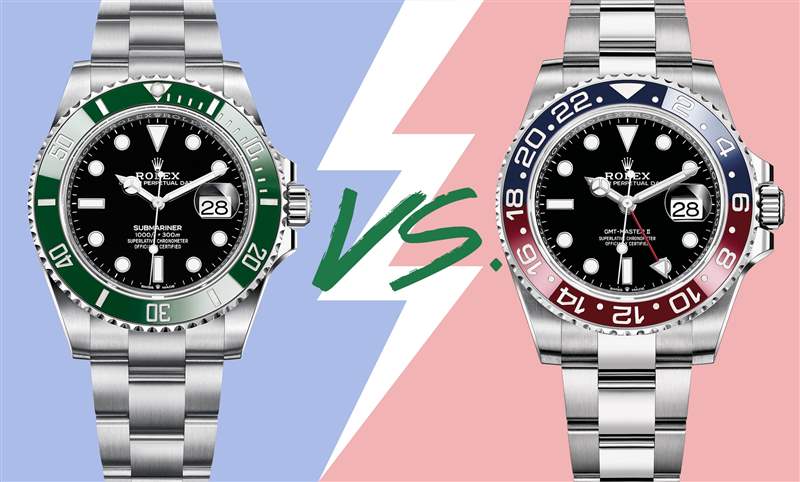 勞力士人氣二選一! 綠水鬼126610LV vs 百事圈126710BLRO-復(fù)刻表