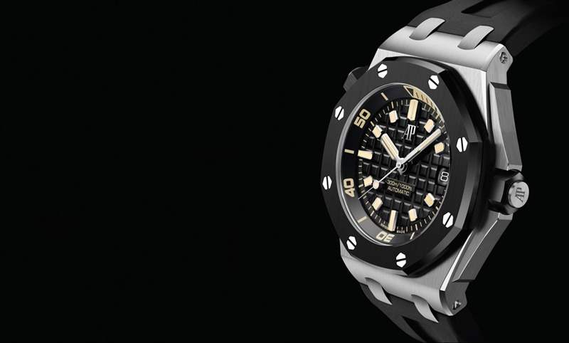 日本獨家先發(fā)!愛彼白金黑色陶瓷42毫米皇家橡樹離岸型潛水腕表-復(fù)刻表