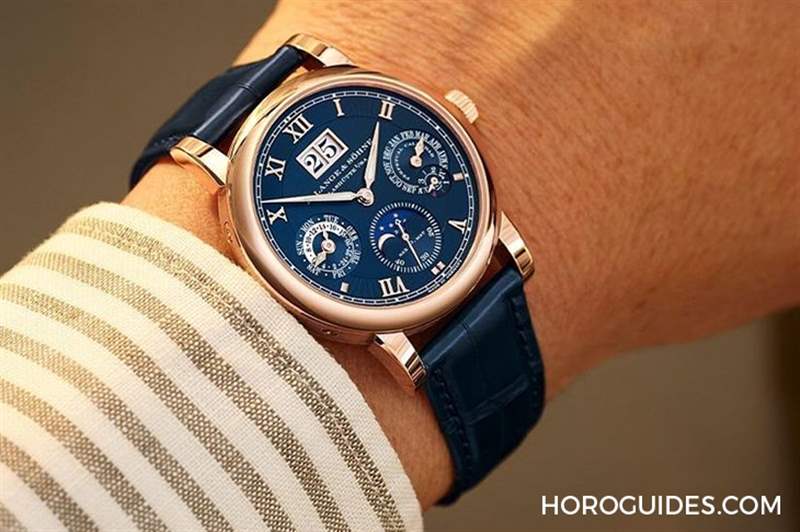 朗格Langematik Perpetual 20周年藍(lán)面限量版，標(biāo)志性大日期萬年歷新款亮相-復(fù)刻表