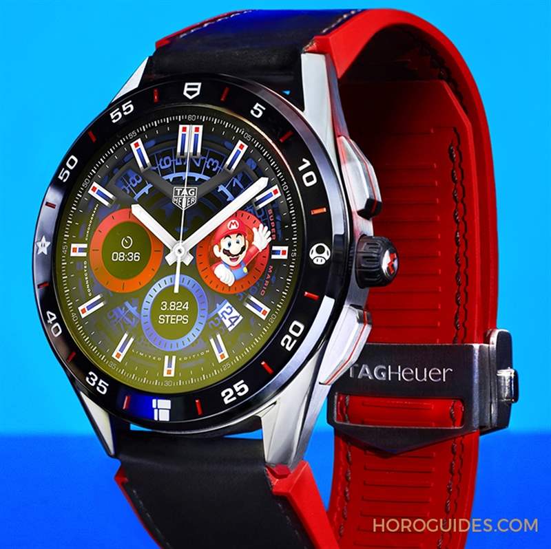 超級(jí)瑪利歐來(lái)了！泰格豪雅Connected《SUPER MARIO》 限量版腕表-復(fù)刻表