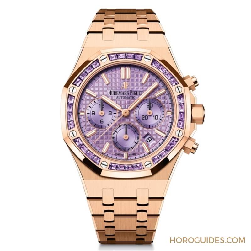 紫水晶圈！霜金彩虹圈！這是愛彼皇家橡樹表系里的盛世美顏-復刻表