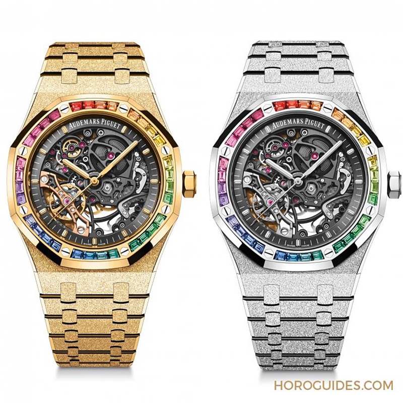 紫水晶圈！霜金彩虹圈！這是愛彼皇家橡樹表系里的盛世美顏-復刻表