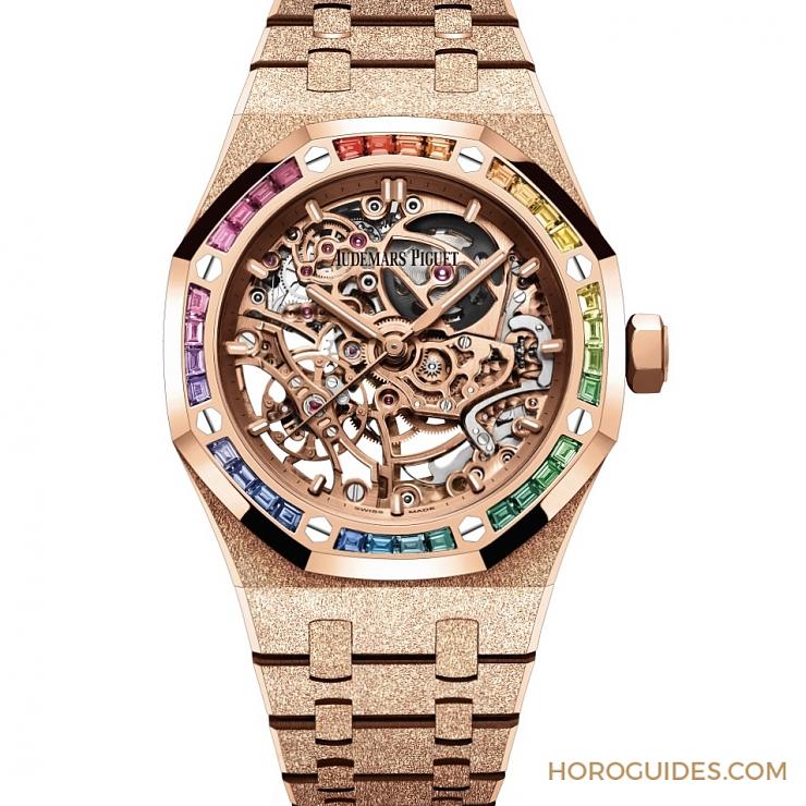 紫水晶圈！霜金彩虹圈！這是愛彼皇家橡樹表系里的盛世美顏-復刻表