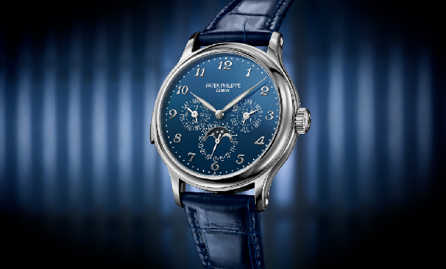 視聽都是極致饗宴！百達(dá)翡麗5374G三問萬年歷，「教堂鐘聲」配藍(lán)色大明火琺瑯表面-復(fù)刻表