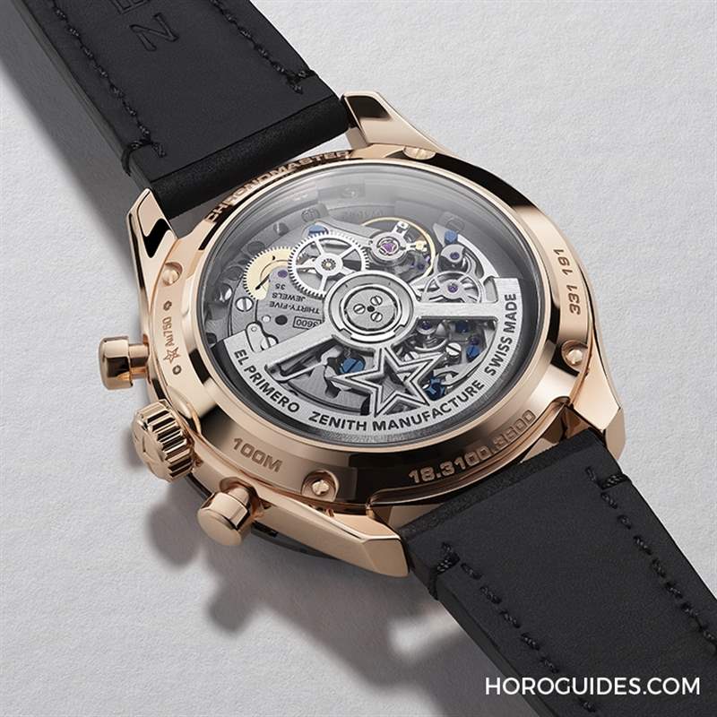 金色優(yōu)雅運動風｜ZENITH Chronomaster Sport系列新添玫瑰金款式-復刻表