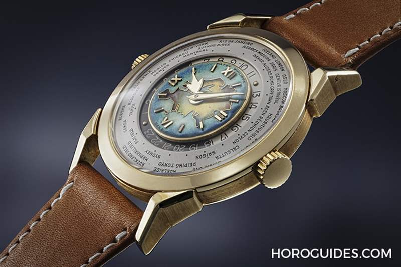 拍賣會首見，估價(jià)逾350萬瑞郎！百達(dá)翡麗罕見Ref.2523 世界時(shí)間琺瑯面腕表-復(fù)刻表