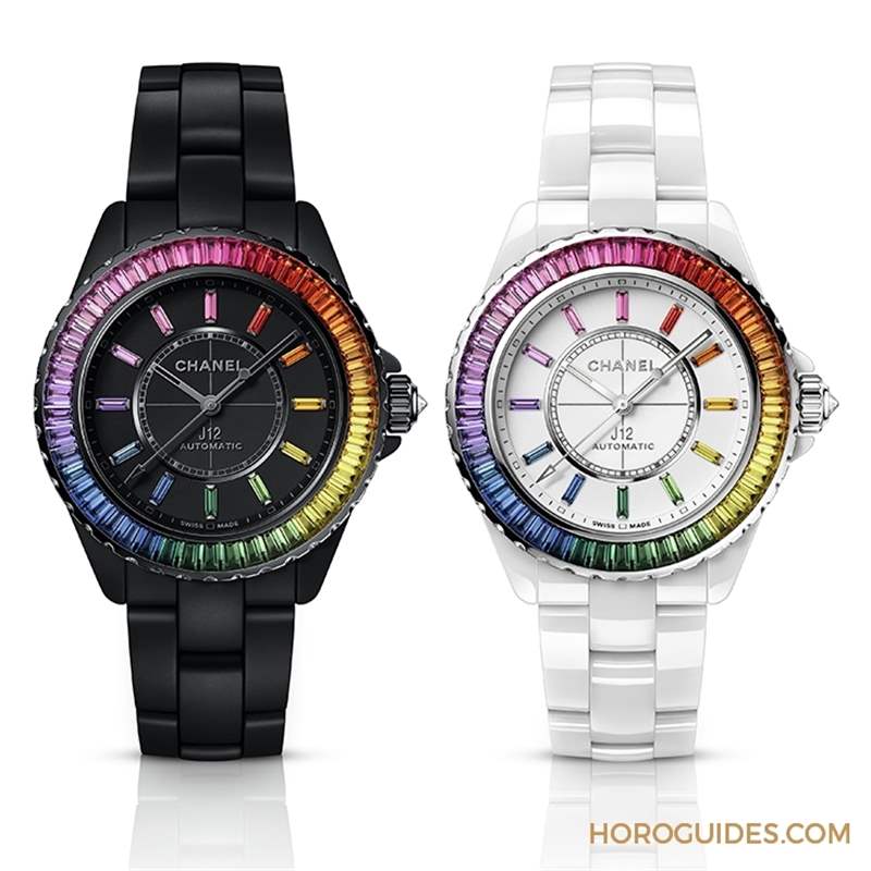 彩虹圈、電音魂，CHANEL J12嗨起來！-復(fù)刻表