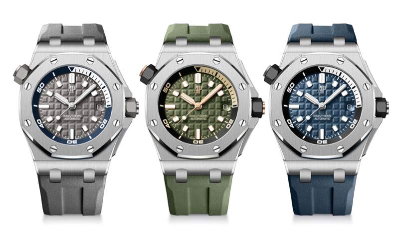 時(shí)尚新色、快拆表帶！AP全新皇家橡樹(shù)離岸型ROO Diver-復(fù)刻表