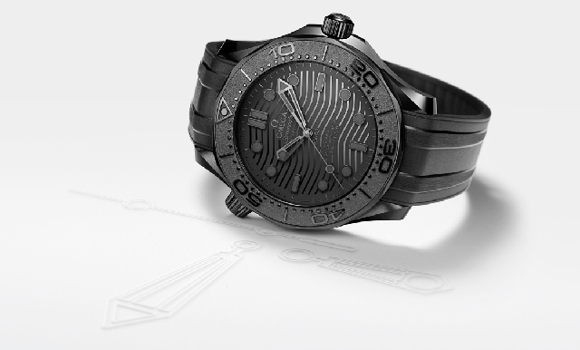 黑陶瓷全面釋放！OMEGA Seamaster Diver 300M Black Black-復(fù)刻表