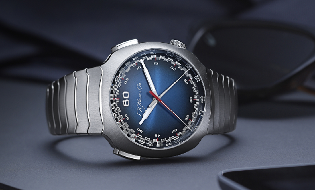 H.Moser推出Streamliner疾速者電光藍飛返計時碼表-復(fù)刻表