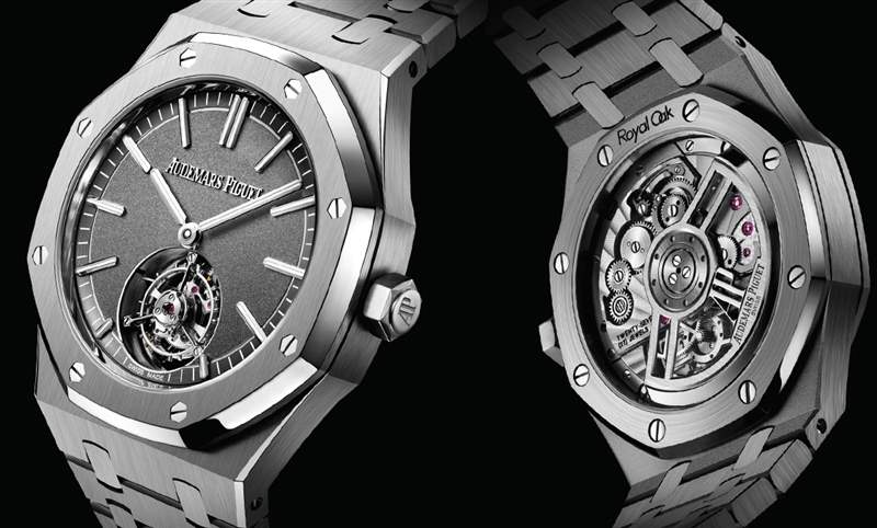 愛彼皇家橡樹首款自動上鏈飛行陀飛輪現(xiàn)身，罕見鈦金屬款話題加碼-復(fù)刻表