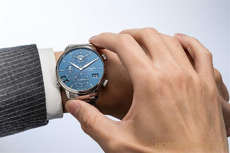 功能最強操作最直覺！格拉蘇蒂原創(chuàng)Senator Cosmopolite午夜藍時區(qū)表-復(fù)刻表