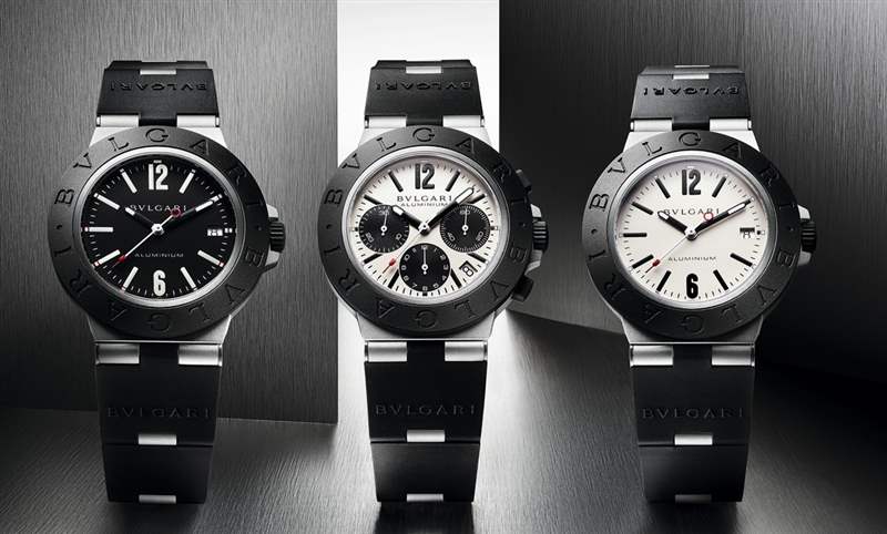 材質(zhì)混搭先驅(qū)回來了?。麭VLGARI Aluminium腕表-復(fù)刻表