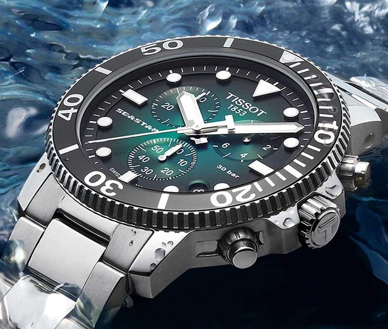 天梭海星1000石英計(jì)時(shí)腕表，深海的呼喚-復(fù)刻表