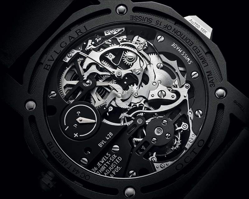 寶格麗八角羅馬鐘琴陀飛輪Octo Roma Carillon陀飛輪-復(fù)刻表