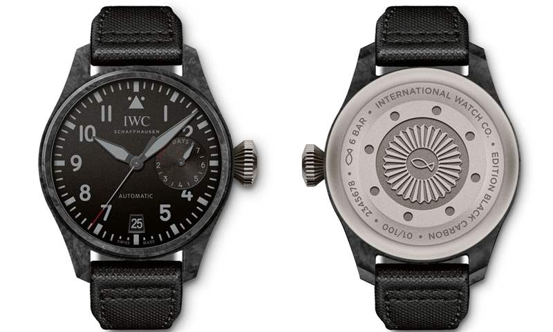不僅限量，還有隱藏版｜IWC大型飛行員「黑碳」特別版-復(fù)刻表