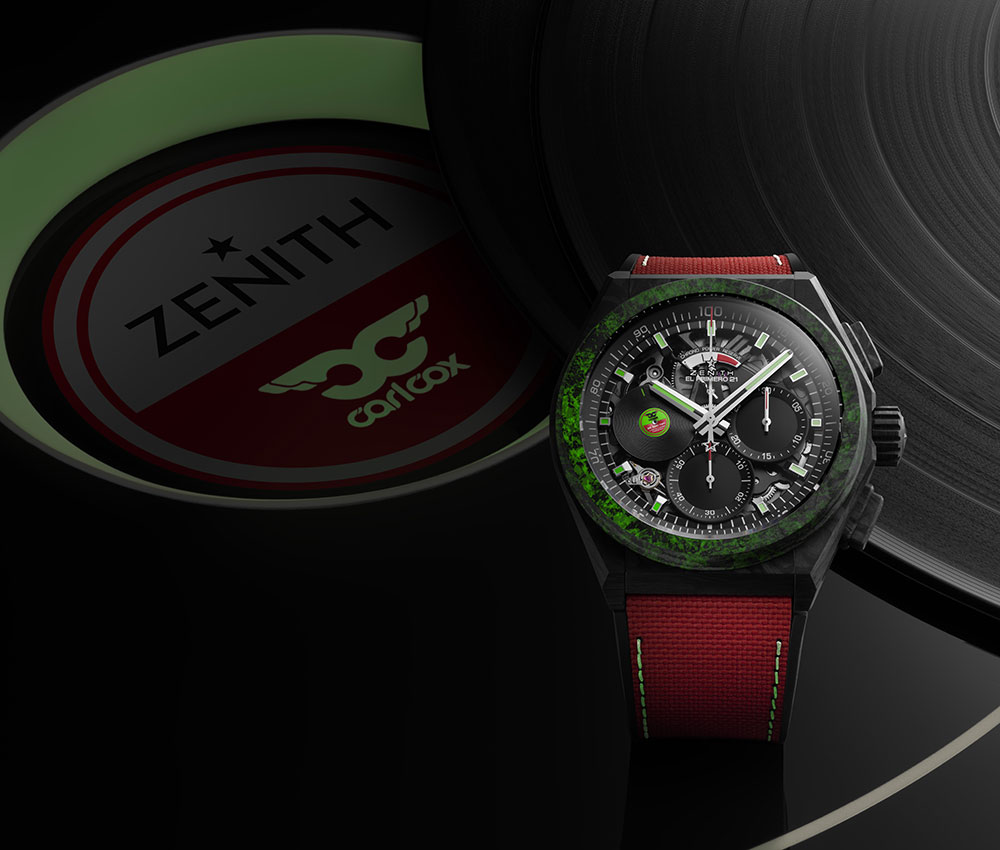 真力時(shí)天頂DEFY 21卡爾·考克斯版，混音和混音-復(fù)刻表