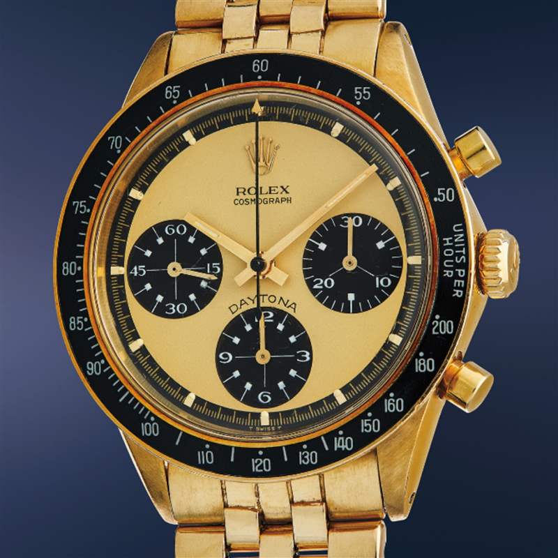Rolex Paul Newman Daytona 6264將拍賣激罕檸檬面手表估值千萬-復(fù)刻表
