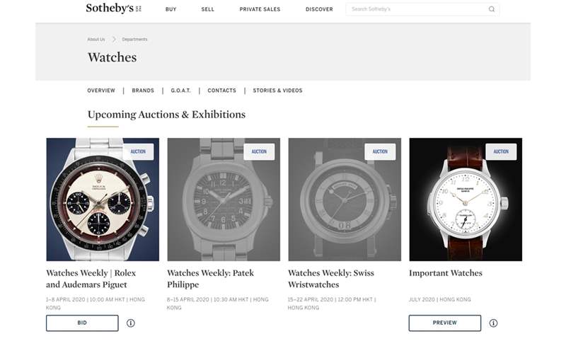 小而精！蘇富比線上主題拍賣「Watches Weekly」接力度時(shí)機(jī)-復(fù)刻表