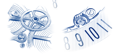 多色彩可選，好搭配又俐落的當代都會飛行表！-復刻表