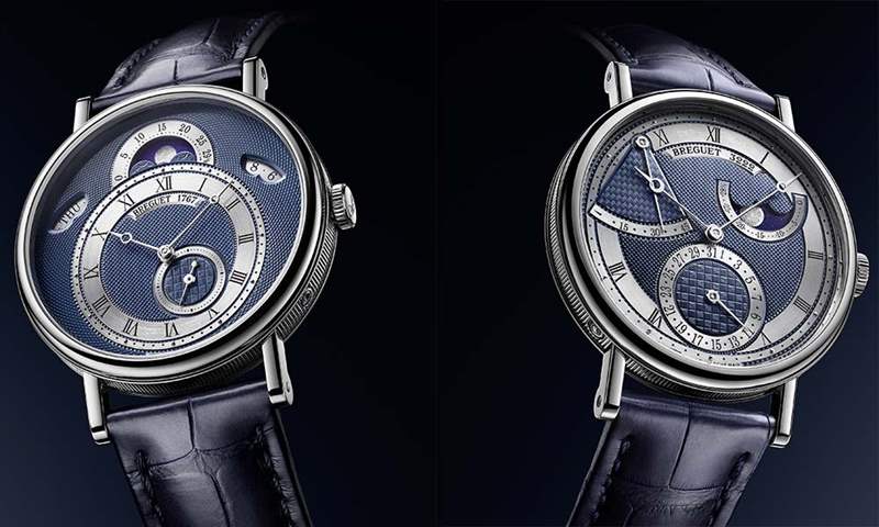 寶璣 CLASSIQUE 7137 & CLASSIQUE 7337時(shí)間、月亮和扭索飾紋é雕刻-復(fù)刻表